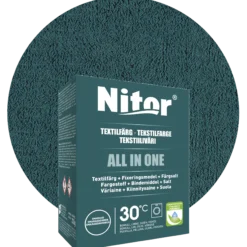 Nitor all-in-one textilfärg, smaragdgrön