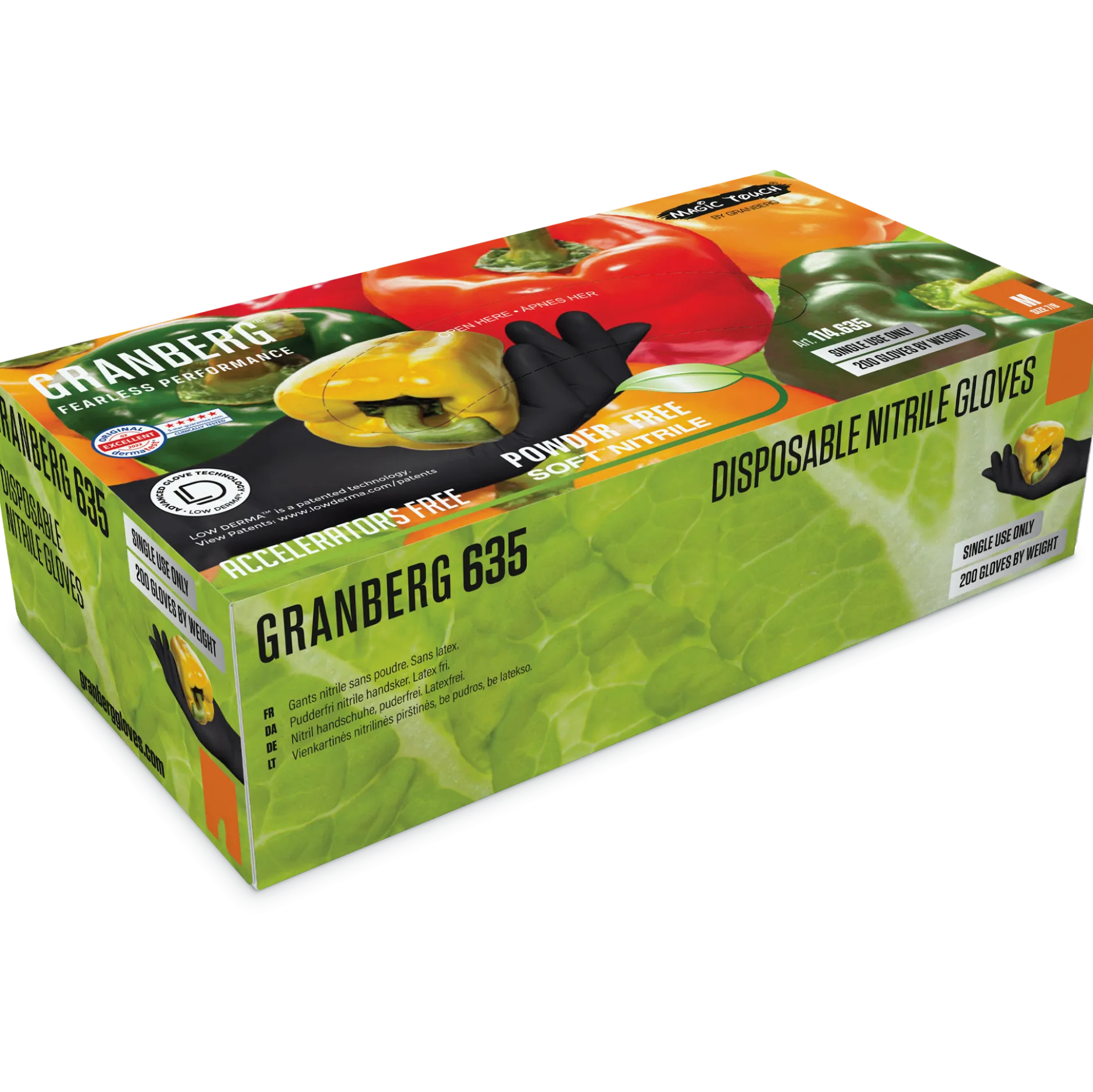 Nitrilhandske 200-pack, L