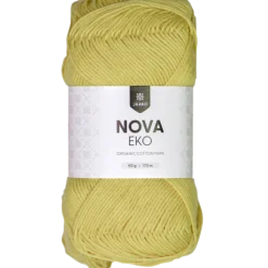 Nova eko, bomullsgarn, gul