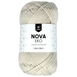 Nova eko, bomullsgarn, ljusgrå