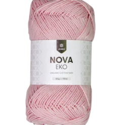 Nova eko, bomullsgarn, rosa