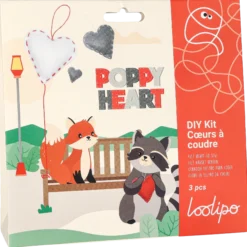 OBS DIY hjärtan i filt 3-pack beställs 30-pack