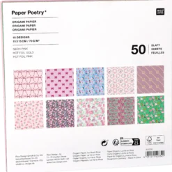 Origami Papper La vie en rose