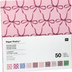 Origami Papper La vie en rose