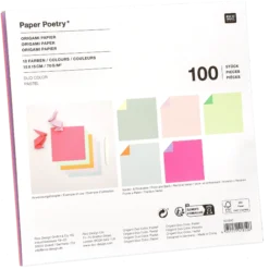 Origami papper, pastell
