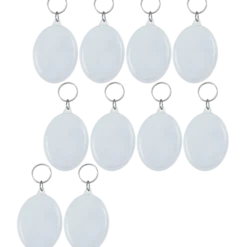 Oval Nyckelring