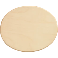 Oval skylt, 290x235 mm
