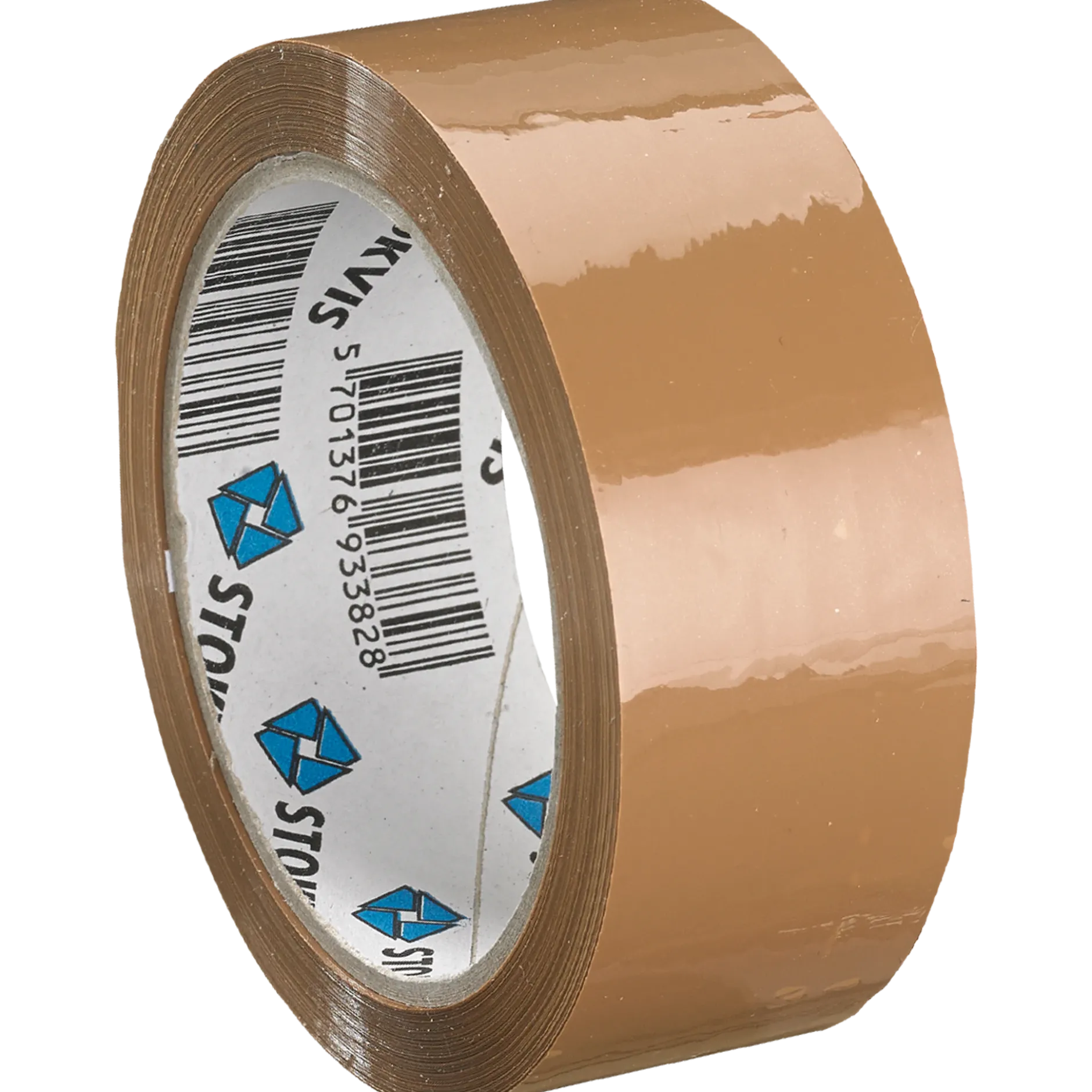 Packtejp brun 66 m, 38 mm