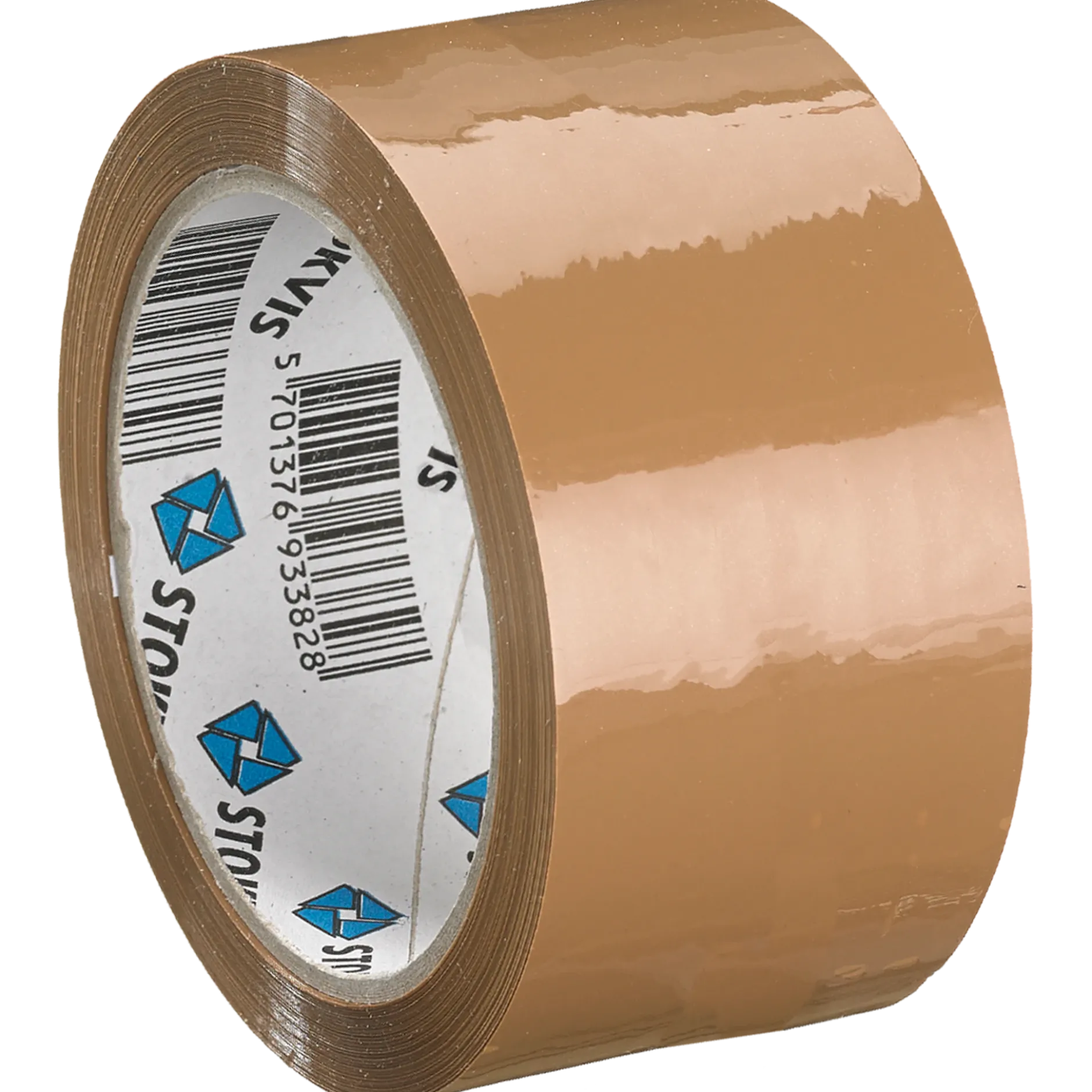 Packtejp brun 66 m, 50 mm