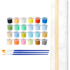 Paint by number, fåglar