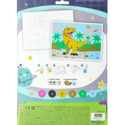 Paint by numbers, Dinosaurie