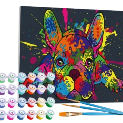 Paint by Numbers, 40x50 Fransk Bulldog