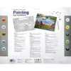Painting by numbers, lakeside retreat
