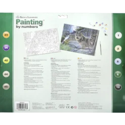 Painting by numbers, mystical moonlight