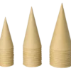 Pappkoner storleksmix