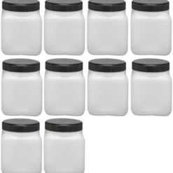 Plastburk 10 st, 500 ml