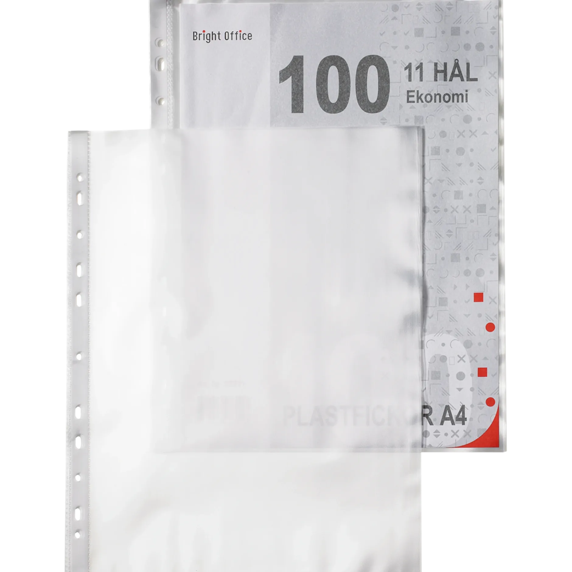 Plastficka, 100 st