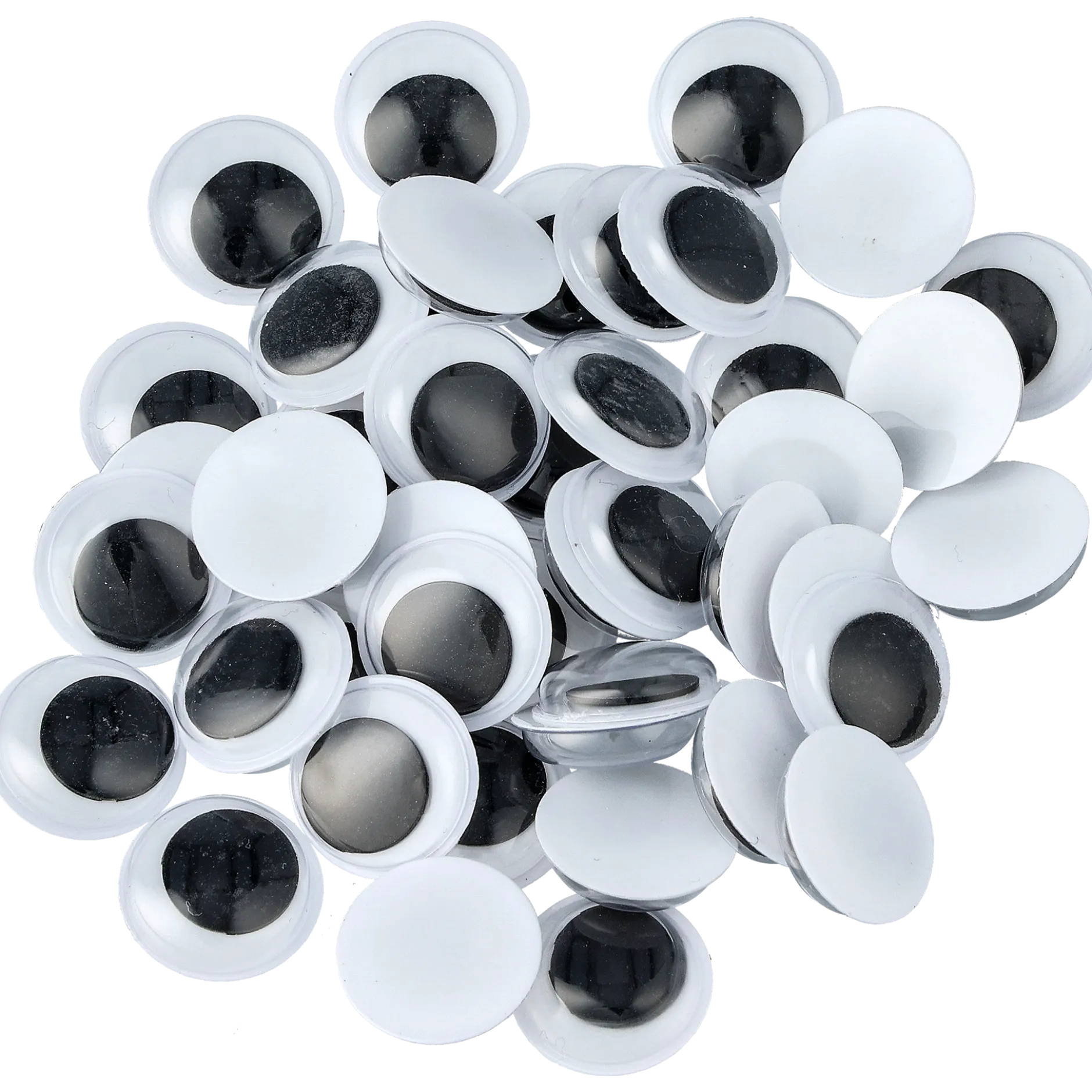 Plastögon 50 st, 15 mm
