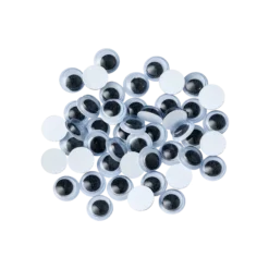 Plastögon 50 st, 8 mm