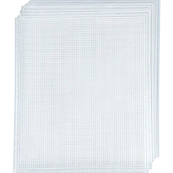 Plastic canvas 10-p, vit