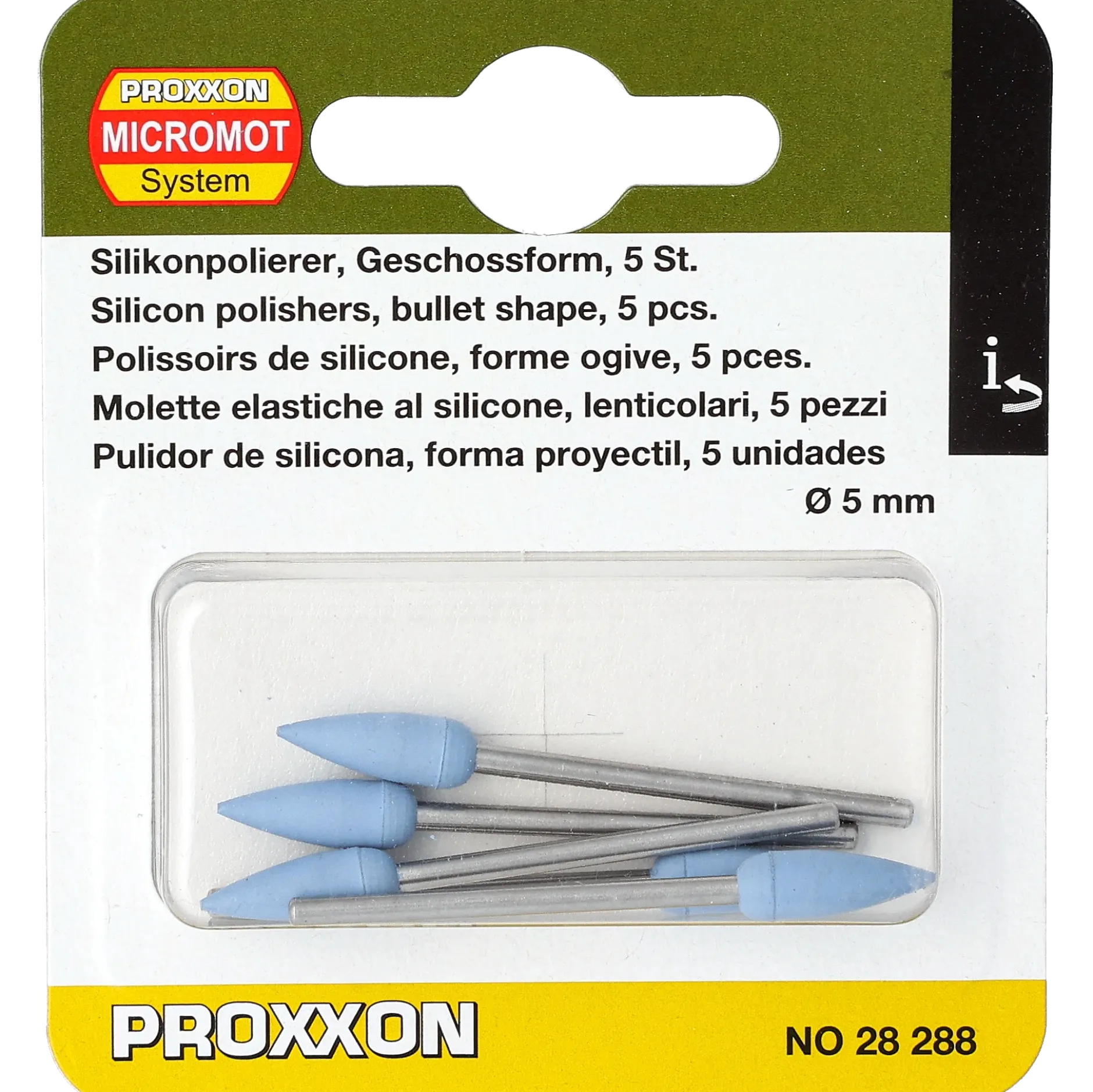 Polerset silikon 5-pack