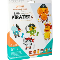 Pom-pom figurer Pirat