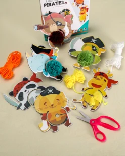 Pom-pom figurer Pirat