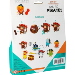 Pom-pom figurer Pirat