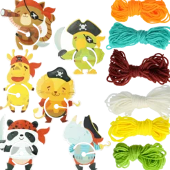 Pom-pom figurer Pirat