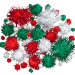 Pompoms glitter