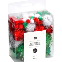 Pompoms glitter