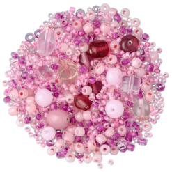 Pärlmix Ballad, rosa