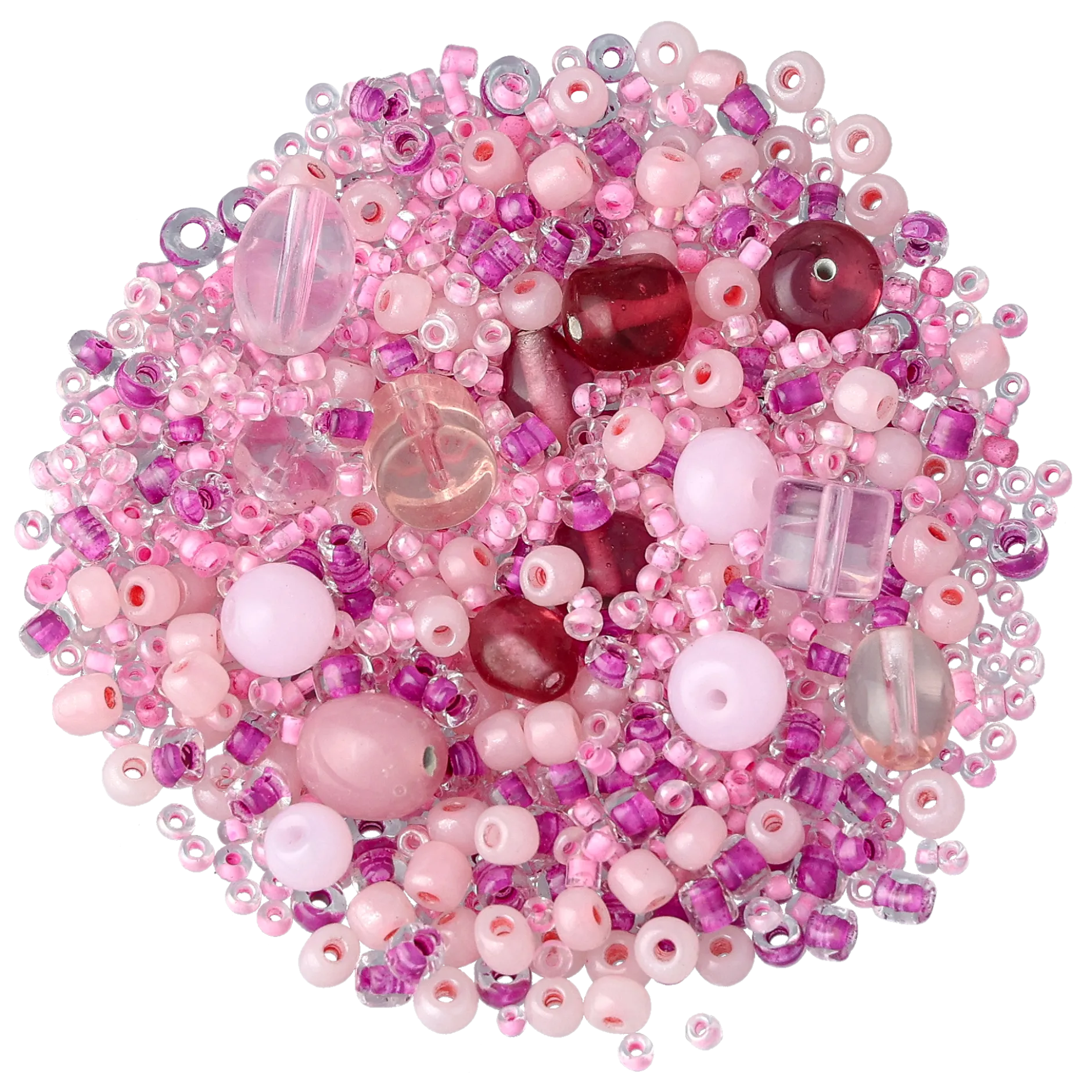 Pärlmix Ballad, rosa