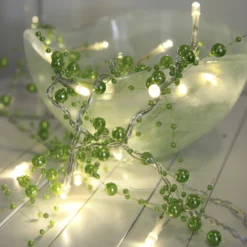 Pärlslinga LED, grön