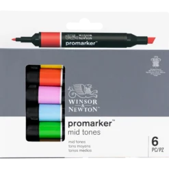 Promarker 6 set, mid tones