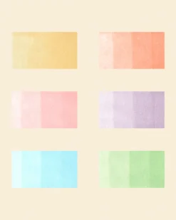 Promarker 6 set, pastel tones
