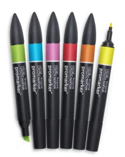 Promarker 6 set, vibrant tones