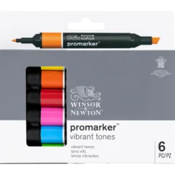 Promarker 6 set, vibrant tones