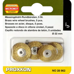 Proxxon stålborste rund mässing