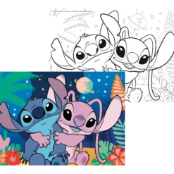 Pussel 2 i 1, Lilo & Stitch 24 bitar