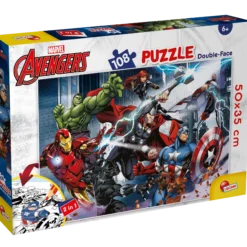 Pussel 2 i 1, Marvel 108 bitar