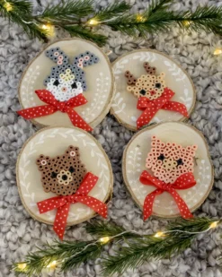 Pysselväska Rörpärlor, pastellfärger