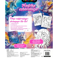 Pyssla och måla Magiska Enhörningar