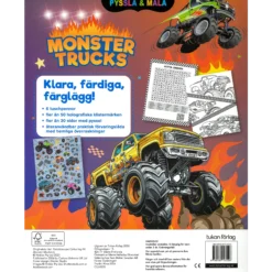 Pyssla och måla Monstertrucks