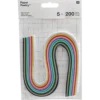 Quilling pappersremsor basfärger, 5 mm