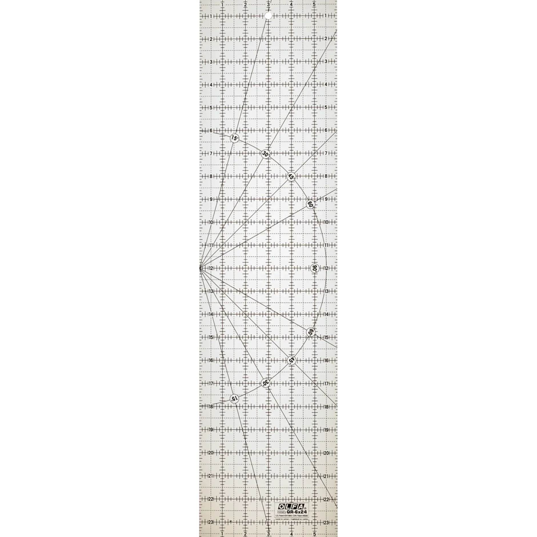 Quiltlinjal, 6"x24 tum
