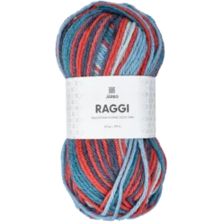 Raggi, sockgarn, burnt film