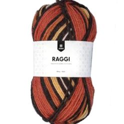 Raggi, sockgarn, clay lane