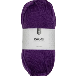 Raggi, sockgarn, deep plum
