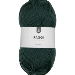 Raggi, sockgarn, forest green